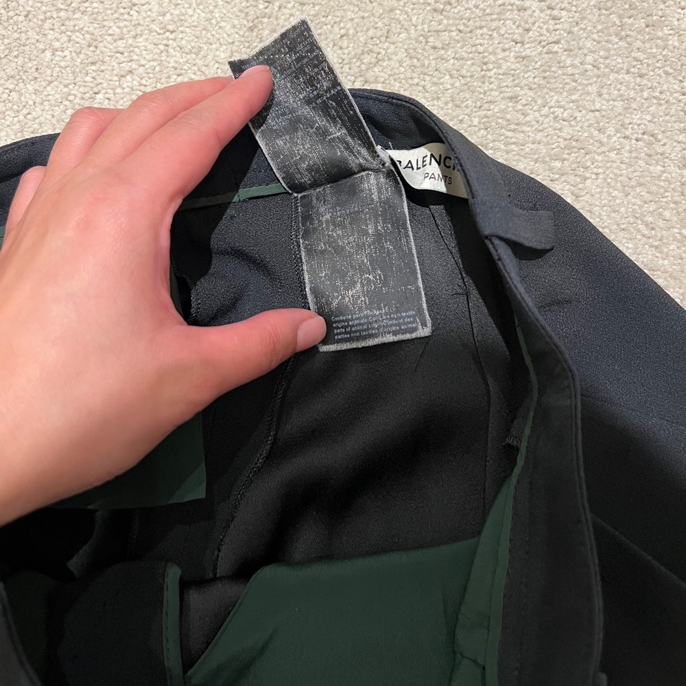 Balenciaga Dark Green Trousers - Picture 5 of 9